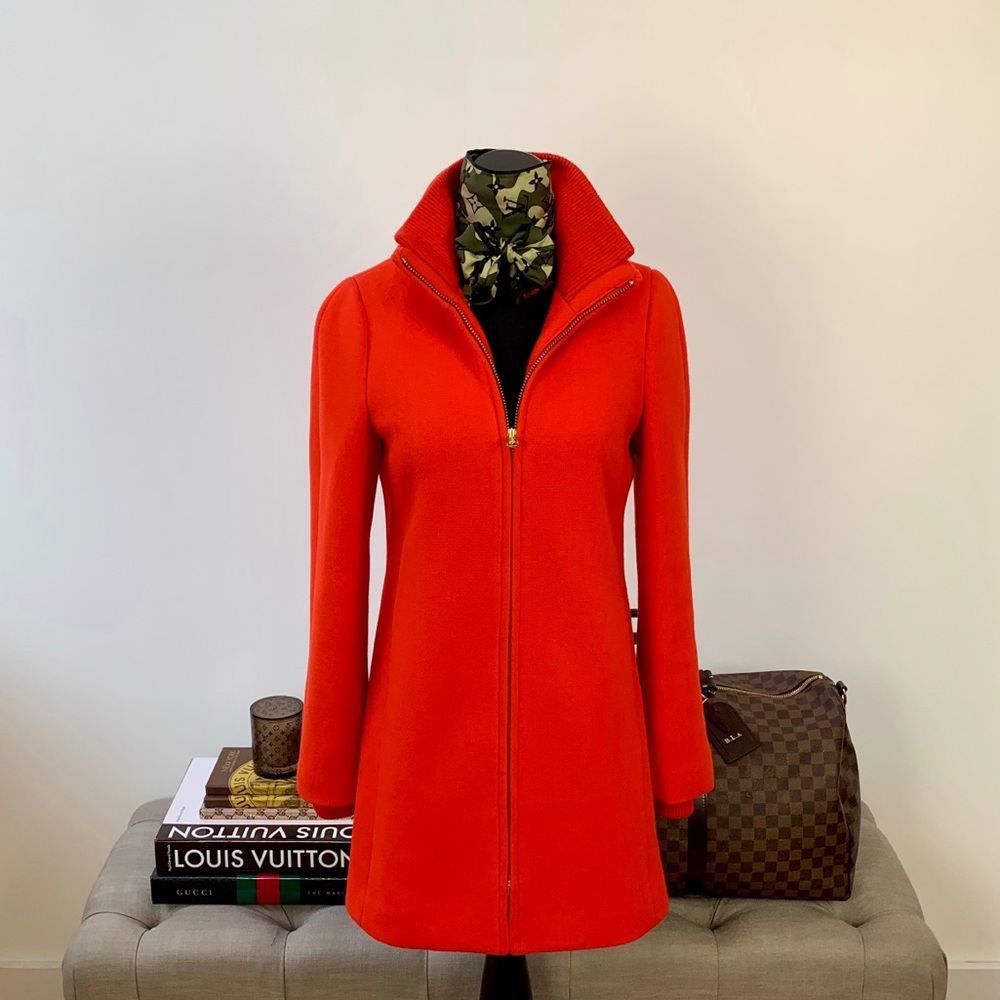 J. Crew Lodge Coat Italian Stadium-Cloth Wool 0